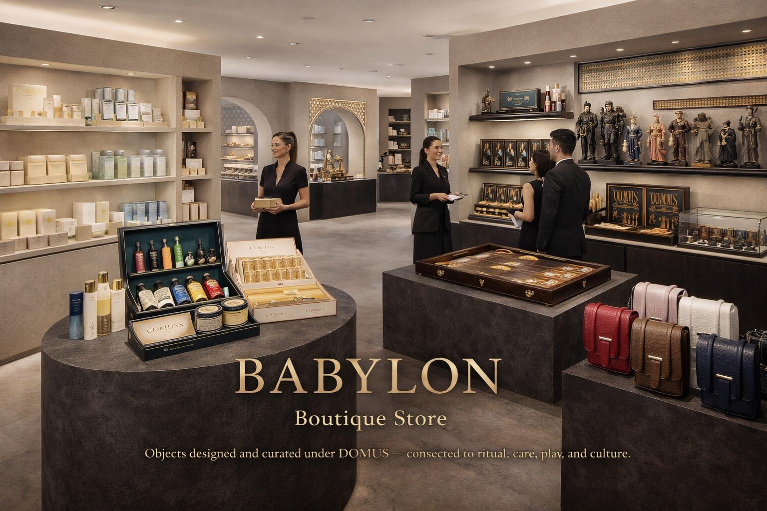 Babylon Lounge Boutique interior